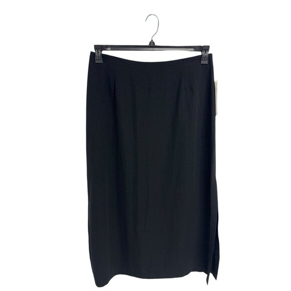 Vintage New York Michele women's maxi skirt black size 16 - Picture 9 of 11